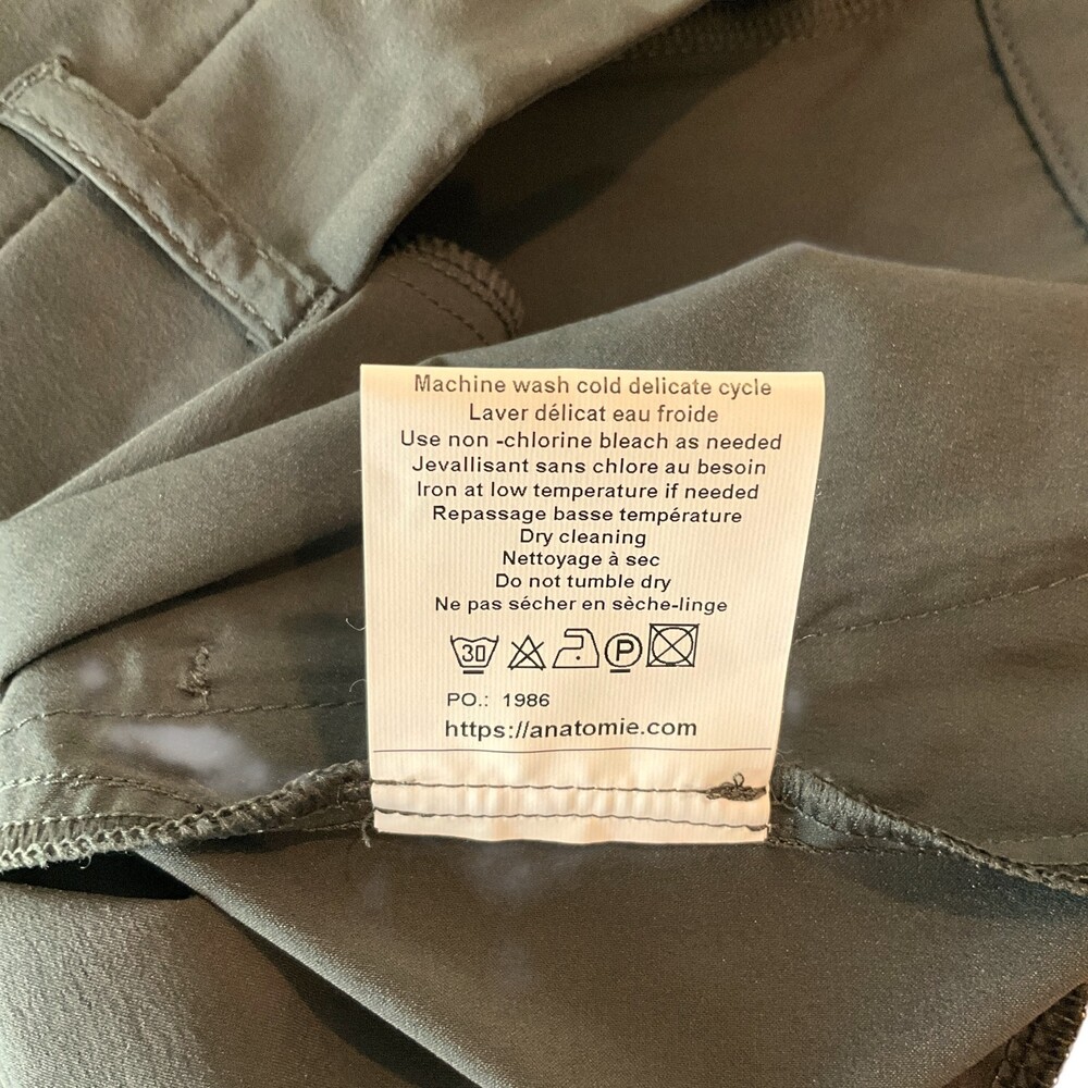 NWT Anatomie Thea Pants Gray High Rise Slim Leg Travel Golf Size XS Women's - Picture 8 of 8